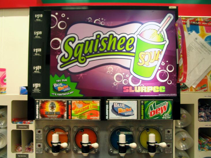 Squishee Machine, 7-Eleven Kwik-E-Mart, 345 West 42nd Street, Midtown Manhattan