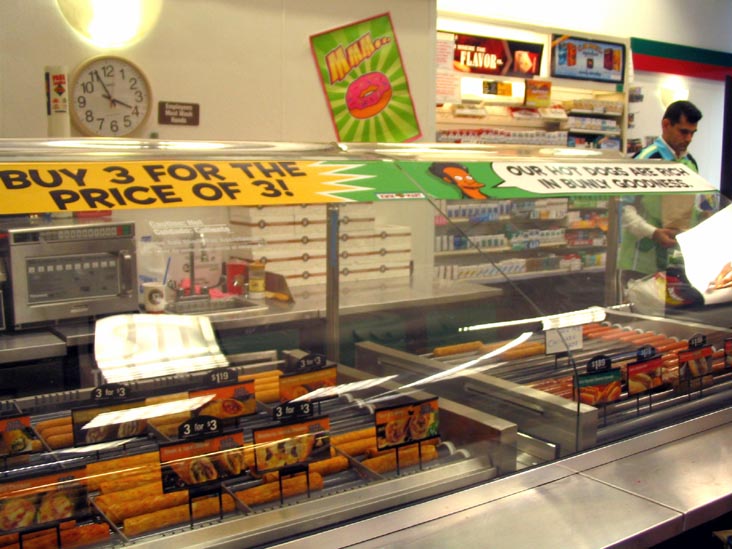 Hot Dogs, 7-Eleven Kwik-E-Mart, 345 West 42nd Street, Midtown Manhattan
