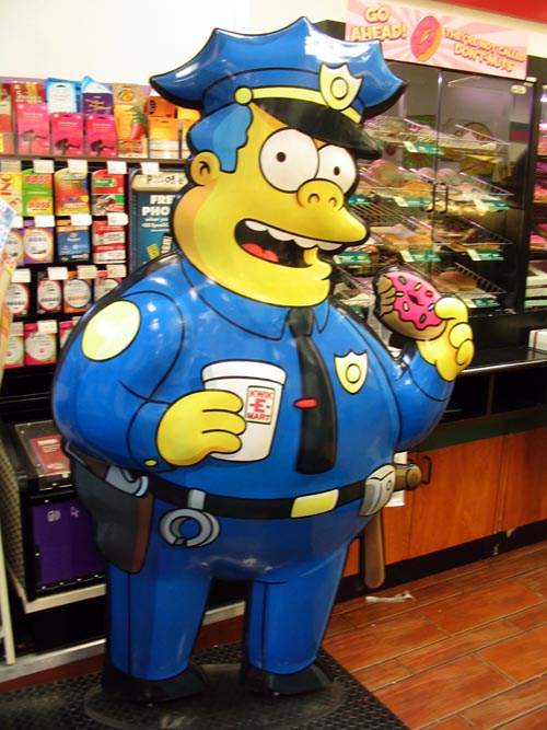Chief Wiggum, 7-Eleven Kwik-E-Mart, 345 West 42nd Street, Midtown Manhattan