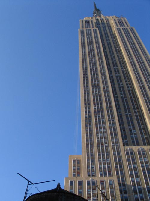 Empire State Building From La Quinta Rooftop Bar (Mé Bar), 17 West 32nd Street, Midtown Manhattan