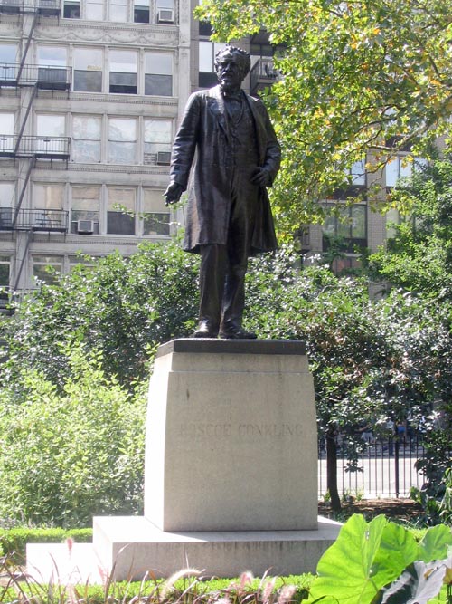 Roscoe Conkling Statue, Madison Square Park, Midtown Manhattan