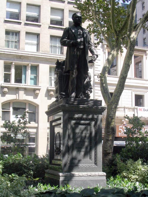 Chester Alan Arthur Monument, Madison Square Park, Midtown Manhattan