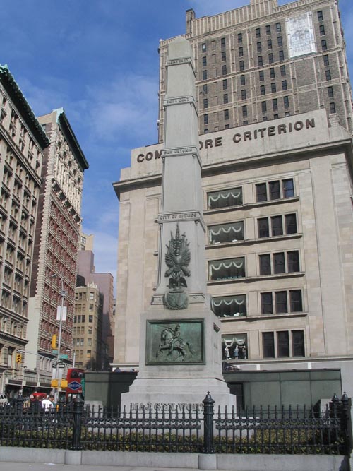 General Worth Monument, Fifth Avenue, Broadway and 25th Street, Midtown Manhattan