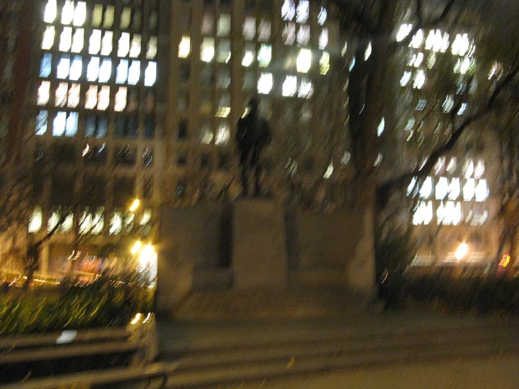 Admiral David Glasgow Farragut Monument, Madison Square Park, Midtown Manhattan, December 5, 2008