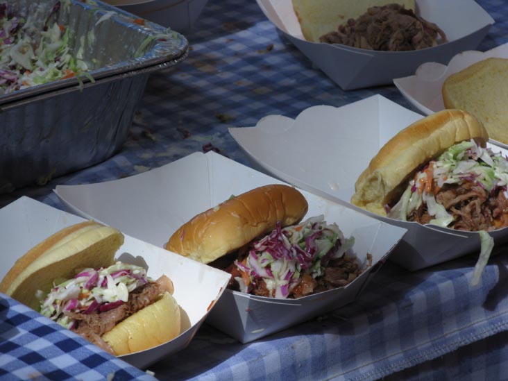 Pulled Pork, 7th Annual Big Apple Barbecue Block Party, Madison Square Park, Midtown Manhattan, June 14, 2009
