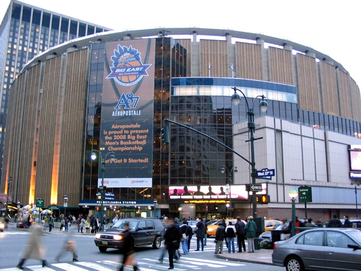Madison Square Garden, 33rd Street and Eighth Avenue, Midtown Manhattan