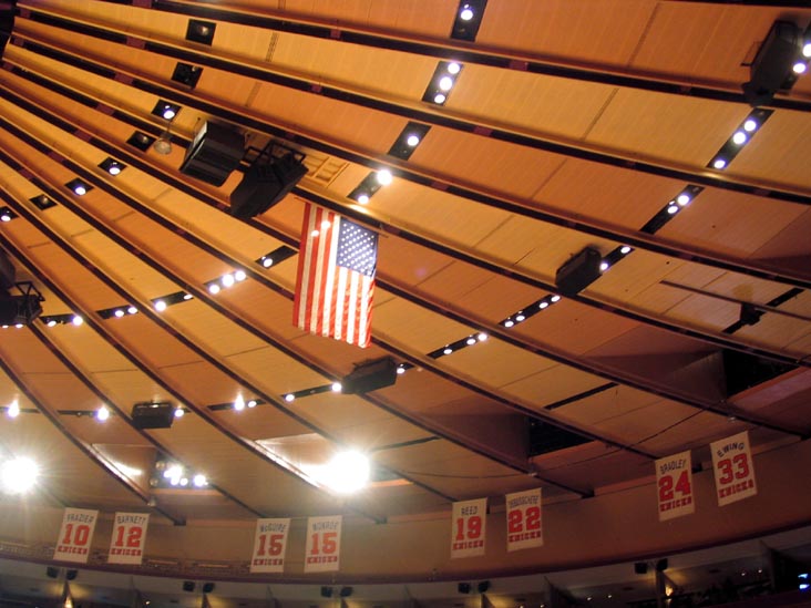 Retired New York Knicks Numbers, Madison Square Garden, Midtown Manhattan