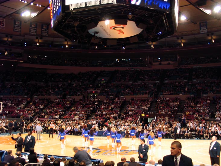 Knicks Dancers, New York Knicks vs. Charlotte Bobcats, Madison Square Garden, Midtown Manhattan, April 9, 2008
