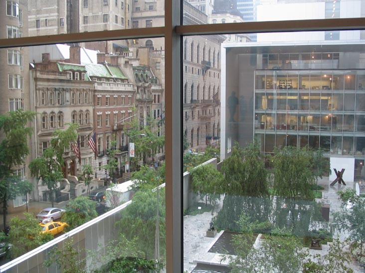 Sculpture Garden From The 3rd Floor, Museum of Modern Art, 11 West 53 Street, Midtown Manhattan
