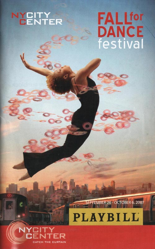 Fall For Dance 2007 Playbill, New York City Center, 130 West 56th Street, Midtown Manhattan