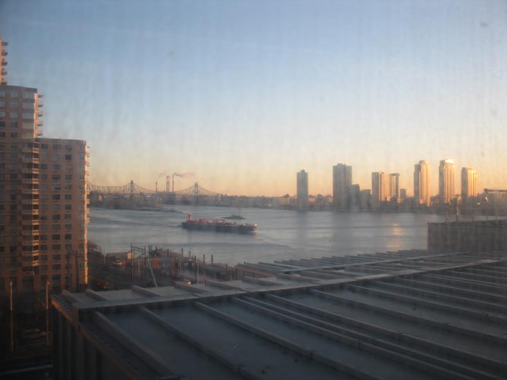 View Toward East River and Long Island City From NYU Langone Medical Center, 550 First Avenue, Midtown Manhattan, December 29, 2011