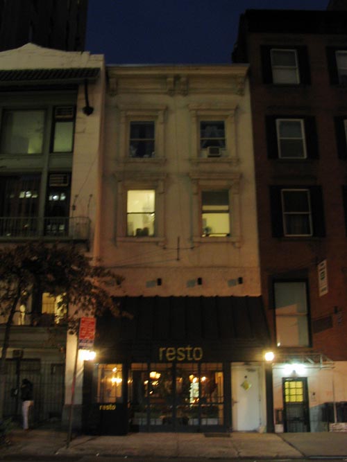 Resto, 111 East 29th Street, Midtown Manhattan, January 7, 2008