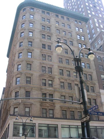 Fifth Avenue and 45th Street, SE Corner, Midtown Manhattan