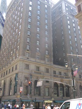 Roosevelt Hotel, Madison Avenue and 46th Street, SE Corner, Midtown Manhattan