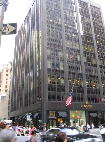 Fifth Avenue and 53rd Street, SE Corner, Midtown Manhattan