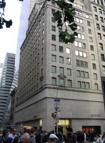 Fifth Avenue and 54th Street, SE Corner, Midtown Manhattan