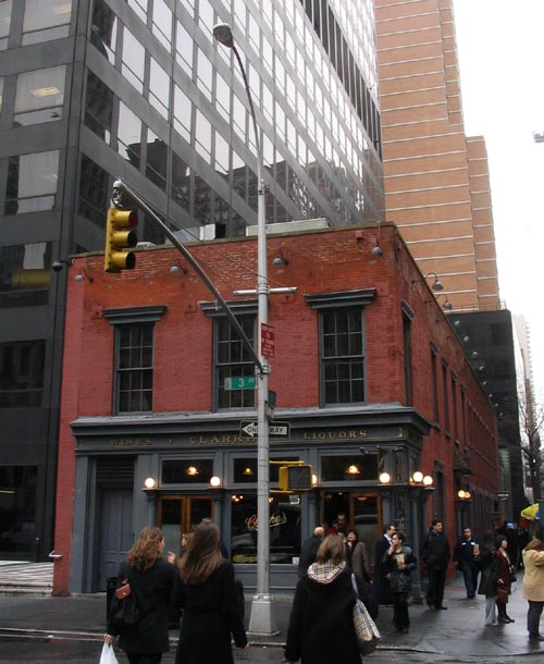 P.J. Clarke's, 915 Third Avenue at 55th Street, NE Corner, Midtown Manhattan