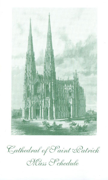 St. Patrick's Cathedral Mass Schedule