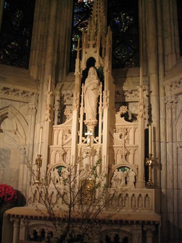 St. Ann Holding Mary, St. Patrick's Cathedral, Fifth Avenue Between 50th and 51st Streets, Midtown Manhattan