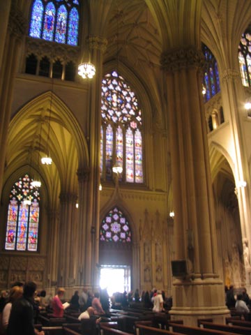 North Transept, St. Patrick's Cathedral, Fifth Avenue Between 50th and 51st Streets, Midtown Manhattan