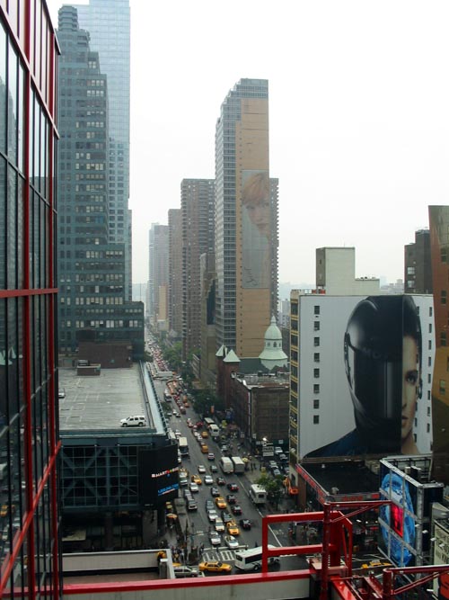 Looking West Down 42nd Street From AMC Empire 25, 234 West 42nd Street, Midtown Manhattan