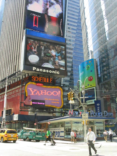 43rd Street and Broadway, SW Corner, Times Square, Midtown Manhattan