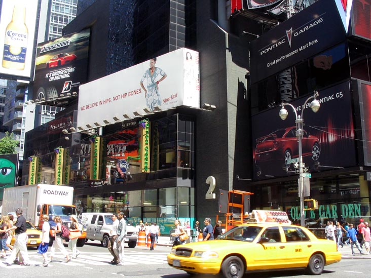 47th Street and Broadway, NE Corner, Times Square, Midtown Manhattan