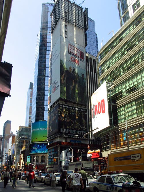 One Times Square From 42nd Street and Broadway, Times Square, Midtown Manhattan