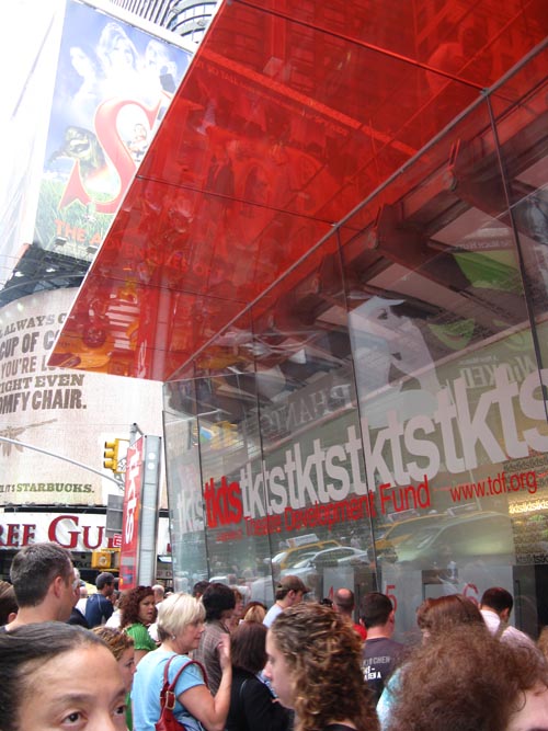 TKTS Booth, Duffy Square, Times Square, Midtown Manhattan, August 9, 2009