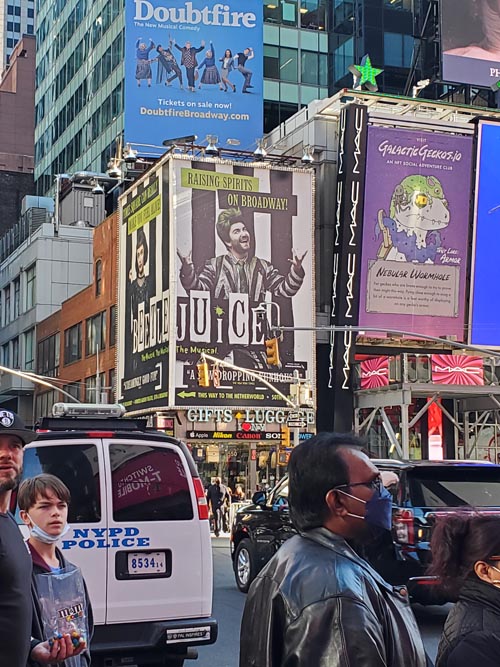 Duffy Square, Times Square, Midtown Manhattan, November 6, 2021
