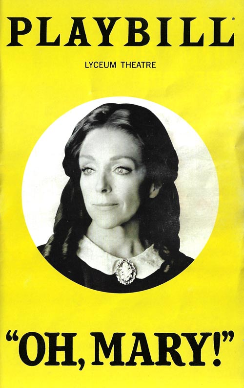 Oh, Mary! Playbill