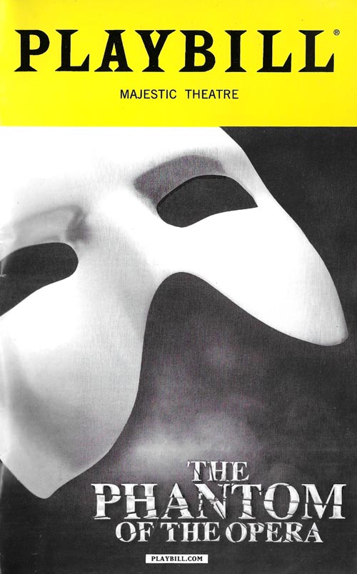 The Phantom of the Opera Playbill