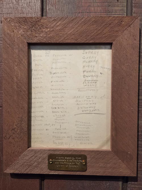 Oklahoma! Exhibit, The Museum of Broadway, Midtown Manhattan, November 26, 2025