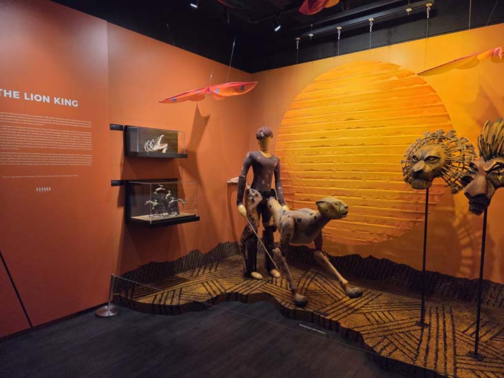 Lion King Exhibit, The Museum of Broadway, Midtown Manhattan, November 26, 2025