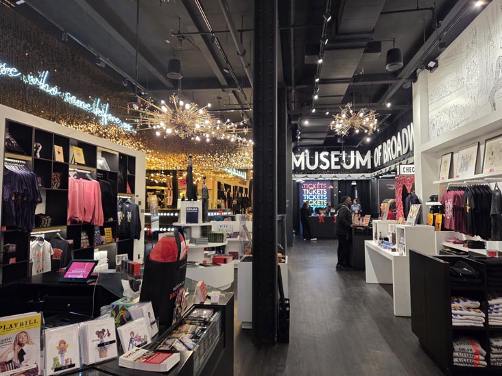 Gift Shop, The Museum of Broadway, Midtown Manhattan, November 26, 2025