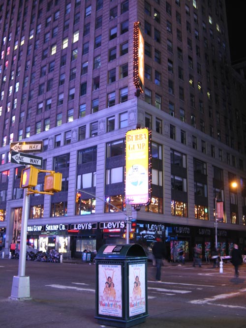 44th Street and Seventh Avenue, SW Corner, Times Square, Midtown Manhattan, May 3, 2009, 3:18 a.m.