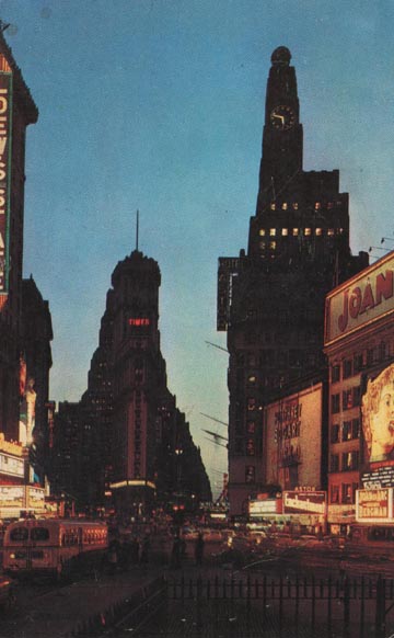 Times Square Postcard, Times Square, Midtown Manhattan