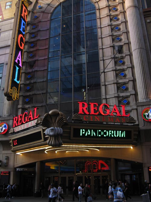 Regal E-Walk Stadium 13, 247 West 42nd Street, Midtown Manhattan, September 25, 2009