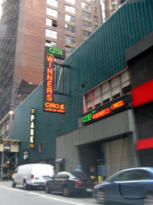 The Winners Circle Off-Track Betting Teletheater, 515 Seventh Avenue, Midtown Manhattan