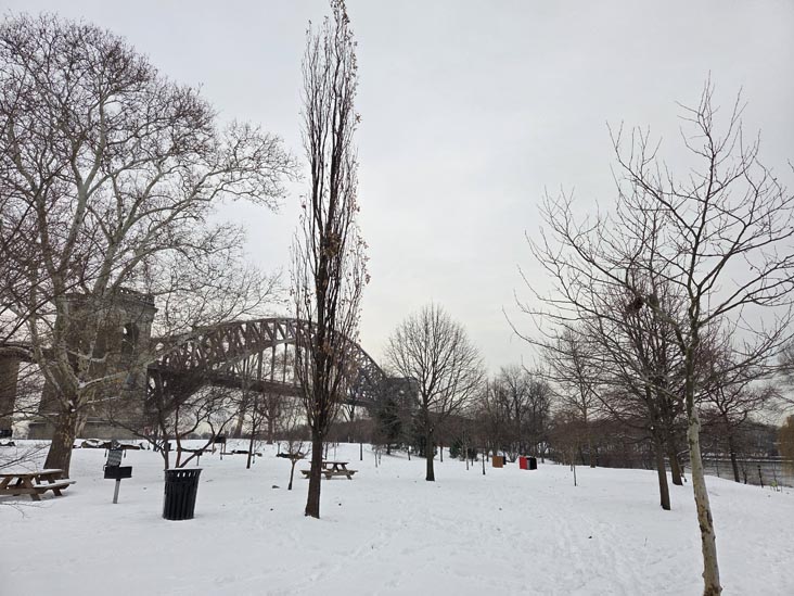 Hilltop Picnic Area, Randall's Island, December 28, 2025