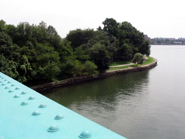 Southern Tip of Ward's Island from the Foot Bridge