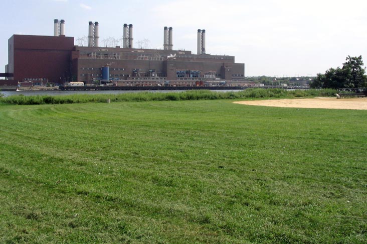 Astoria Generating Station From Randall's Island, August 24, 2004