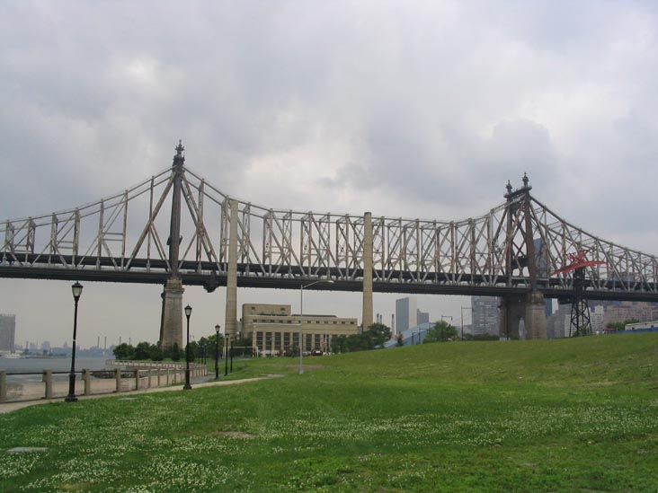Queensboro Bridge From Roosevelt Island, June 10, 2004