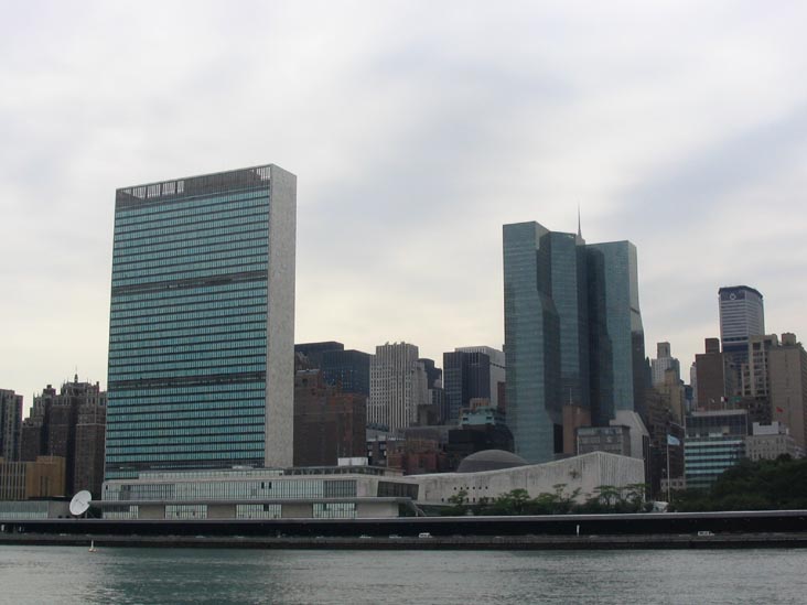 United Nations Building From Roosevelt Island, June 16, 2004