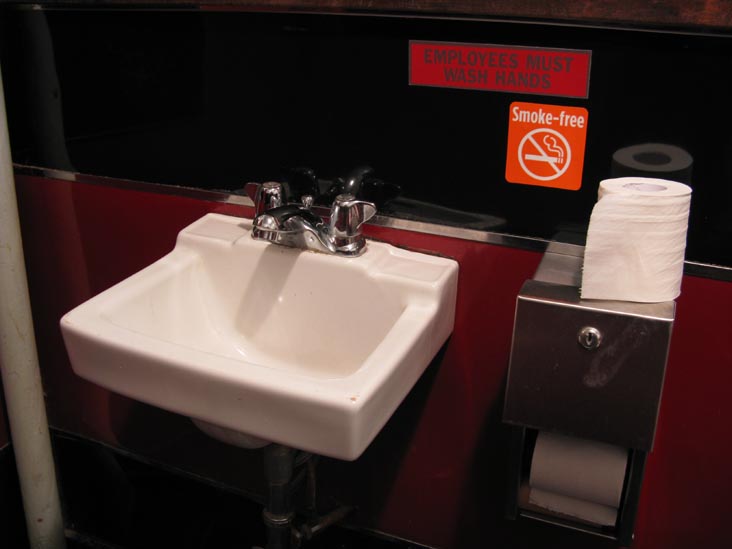 Employees Must Wash Hands, Hi-Life Restaurant & Lounge, 1503 Second Avenue, Upper East Side, Manhattan, January 31, 2009