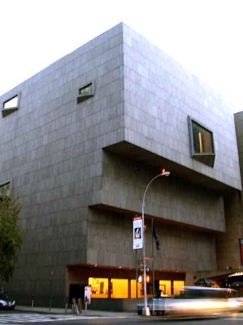 Whitney Museum of American Art, 945 Madison Avenue at 75th Street, Upper East Side, Manhattan