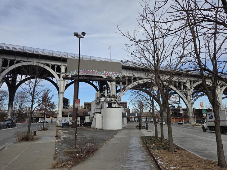125th Street and St. Clair Place, Manhattanville, Manhattan, January 23, 2026