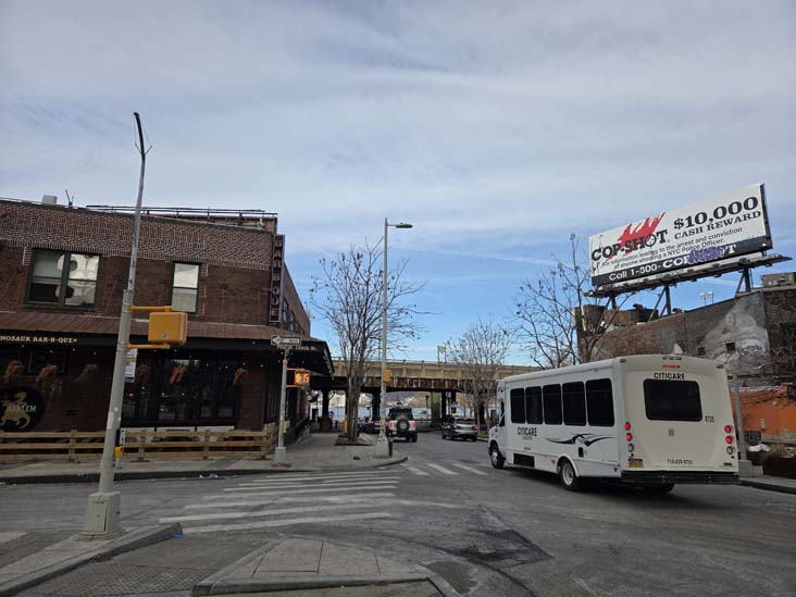125th Street at Twelfth Avenue, Manhattanville, Manhattan, January 23, 2026