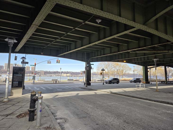 125th Street at Henry Hudson Parkway, Manhattanville, Manhattan, January 23, 2026