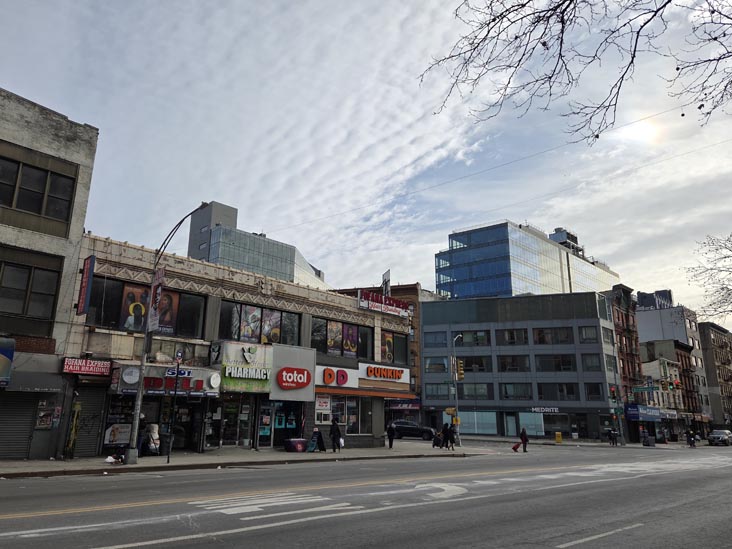North Side of 125th Street at Amsterdam Avenue, Harlem, Manhattan, January 23, 2026